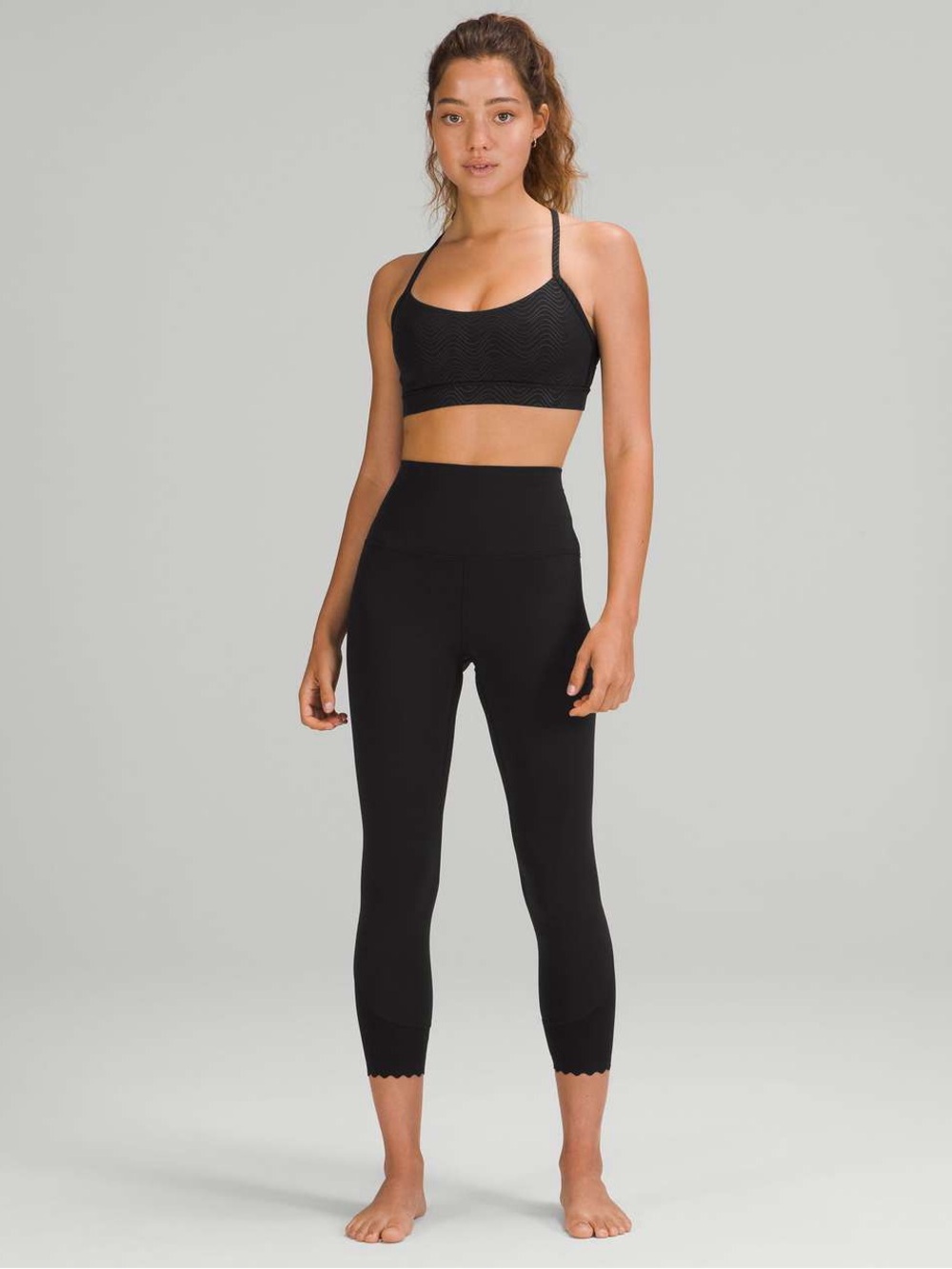 Lululemon Align Scalloped Hem High-Rise Crop 23"